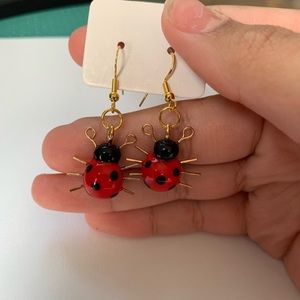 Ladybug earrings
